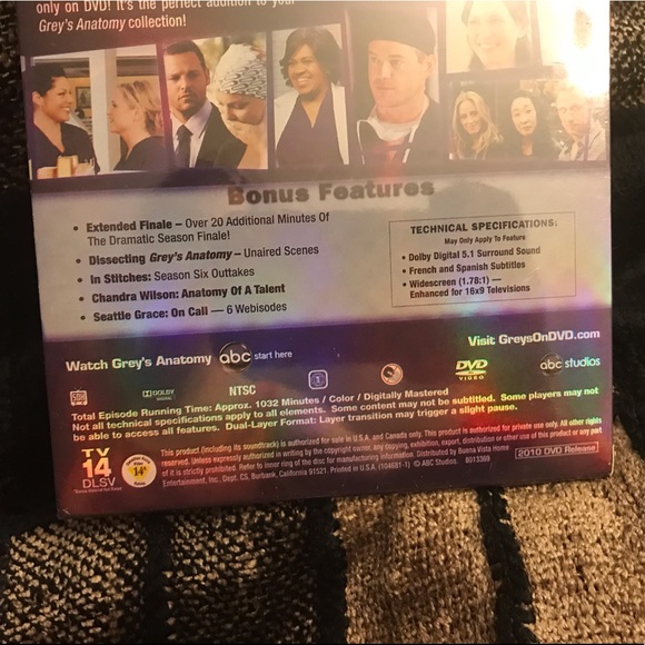 Grey’s Anatomy Season 6 Unopened - Picture 6 of 6
